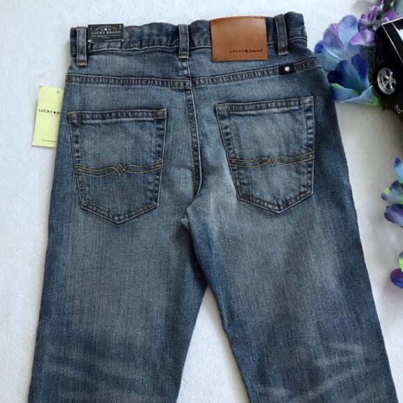 Lucky Brand NWT Eastvale Medium Wash Jeans Boys 8 - Picture 6 of 11